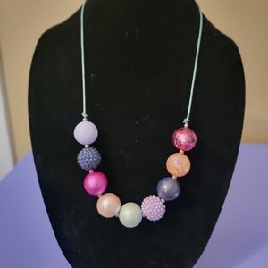 Multi colored beaded necklace